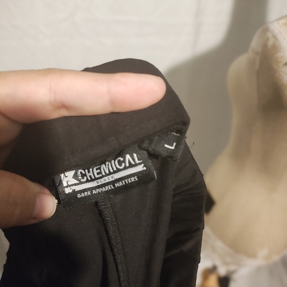 K Chemical Dark Matters Apparel Techware leggings size L - Picture 3 of 5